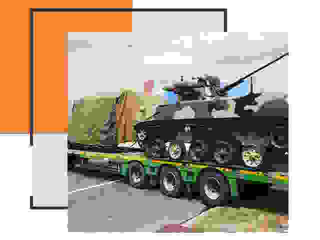 Перевозка военной техники в Касимове